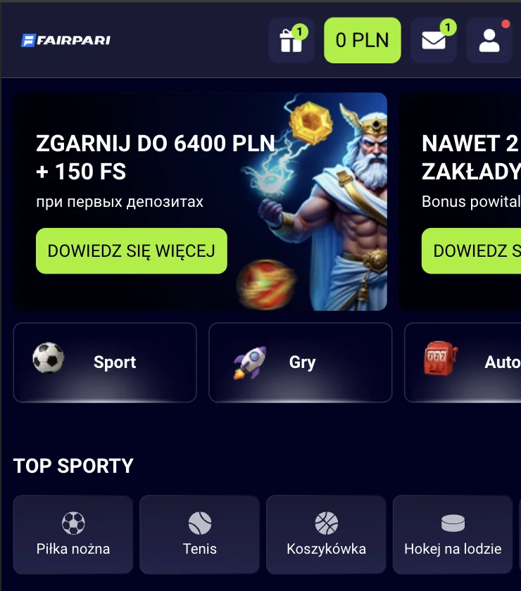 FairPari — aplikacja mobilna
